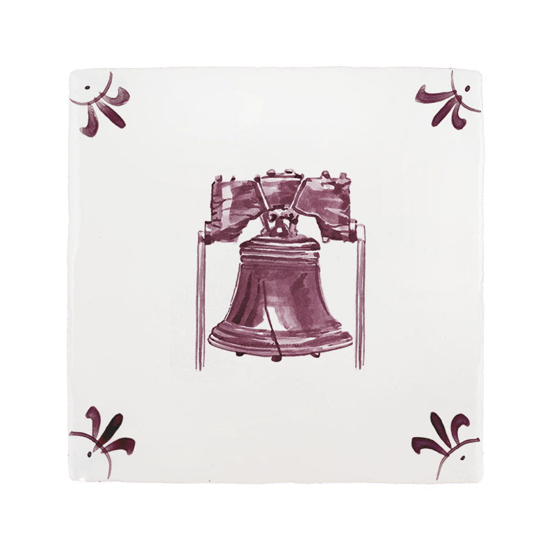 Liberty Bell Delft Tile