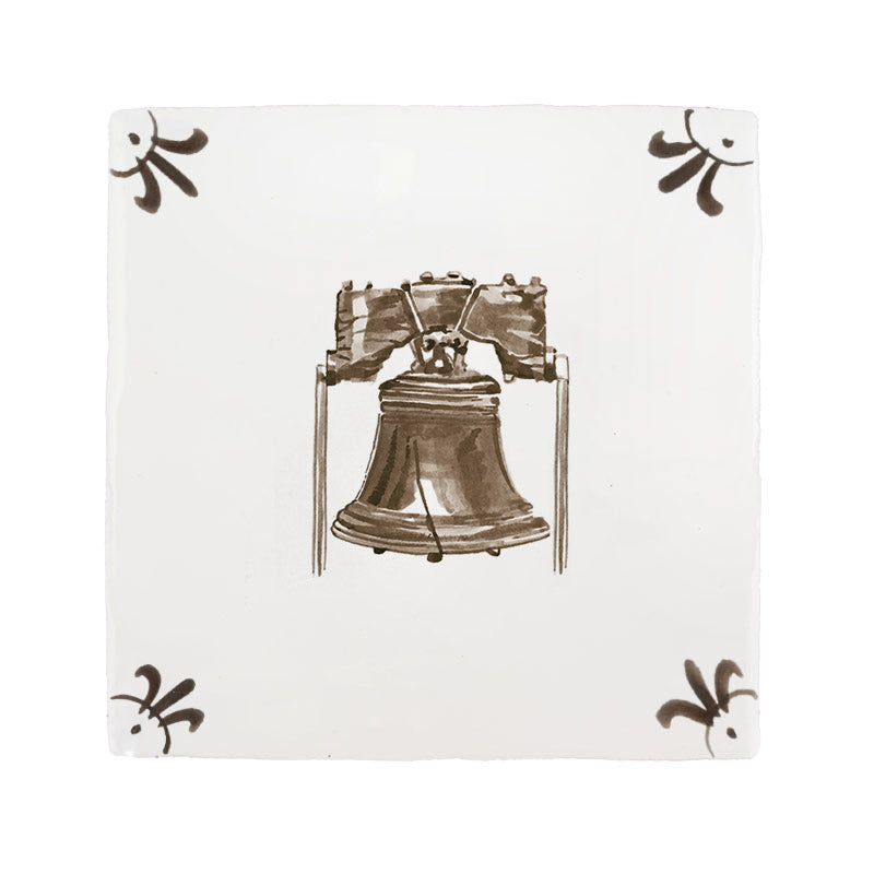 Liberty Bell Delft Tile