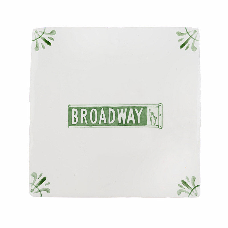 Broadway Musical Delft Tile