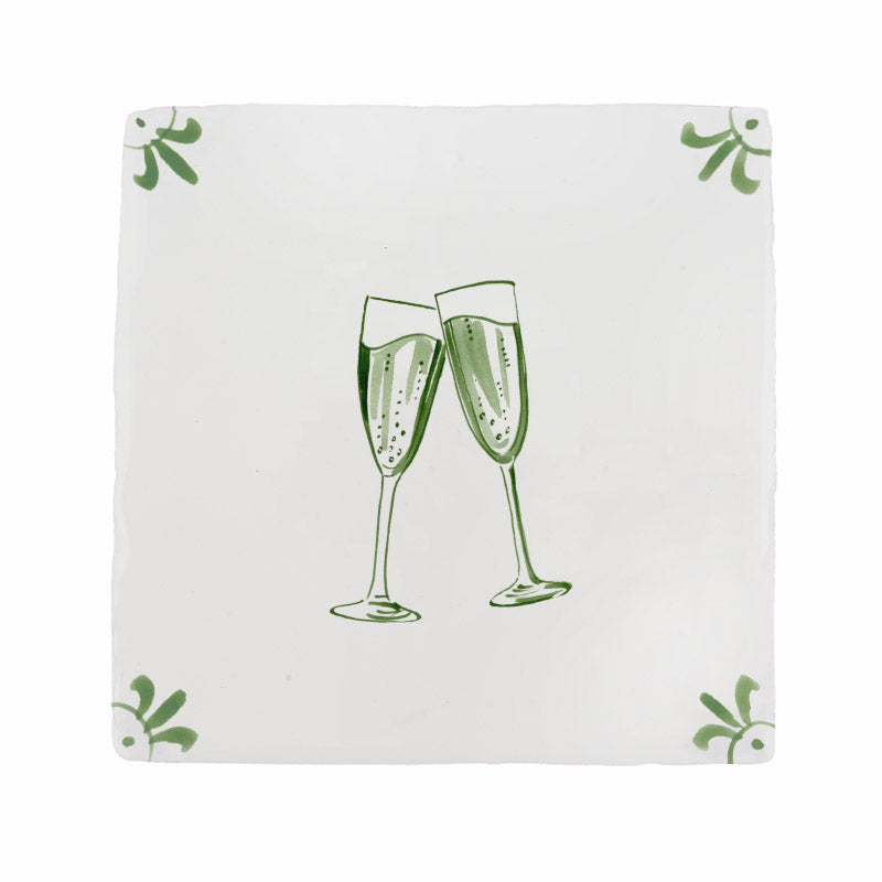 Let's Celebrate Delft Tile