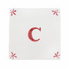 Alphabet C Delft Tile