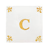 Alphabet C Delft Tile
