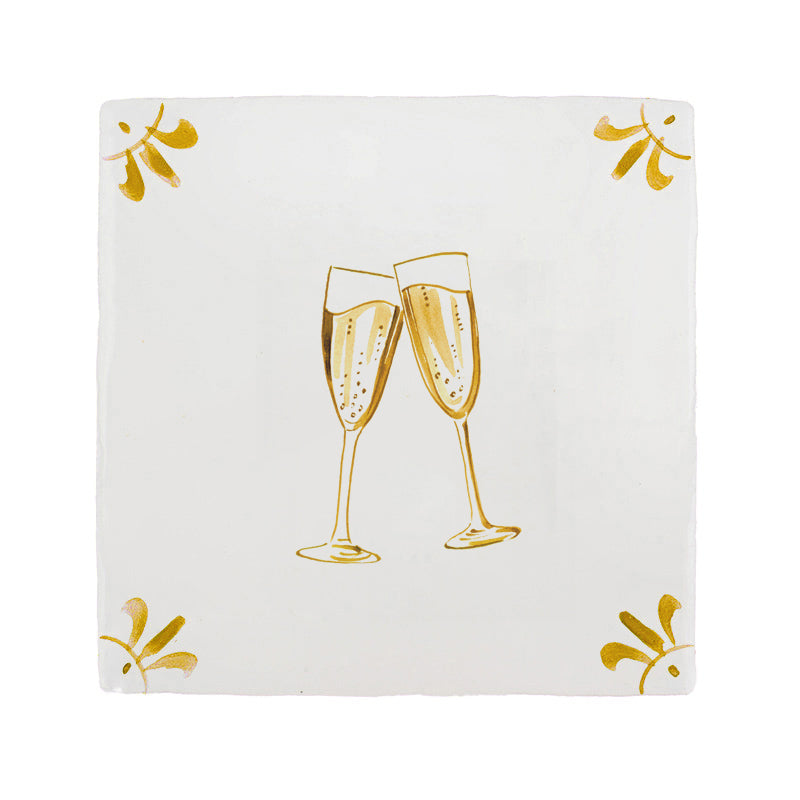 Let's Celebrate Delft Tile