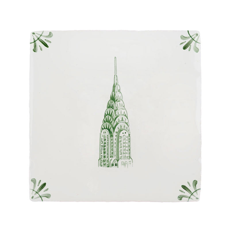 Chrysler Building Delft Tile