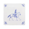 Cowboy Delft Tile