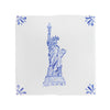 Lady Liberty Delft Tile