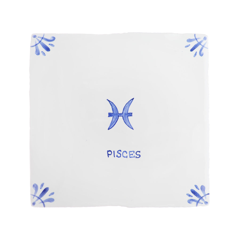 Pisces Delft Tile