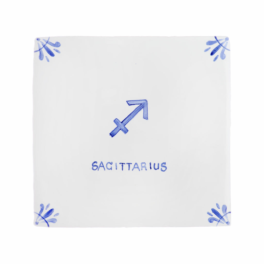 Sagittarius Delft Tile
