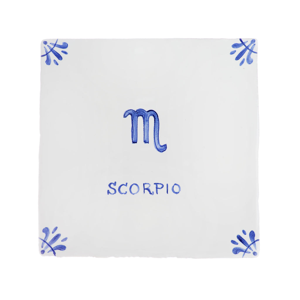 Scorpio Delft Tile