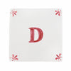Alphabet D Delft Tile
