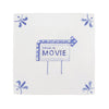 Drive In Movie Delft Tile