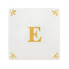 Alphabet E Delft Tile