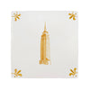 Empire State Building Delft Tile
