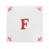 Alphabet F Delft Tile