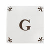 Alphabet G Delft Tile