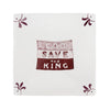 God Save the King Delft Tile