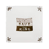 God Save the King Delft Tile