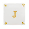 Alphabet J Delft Tile