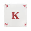 Alphabet K Delft Tile