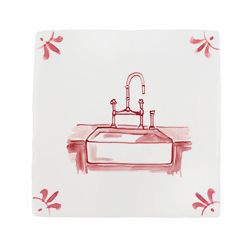 Kitchen Sink Delft Tile