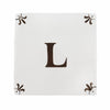 Alphabet L Delft Tile