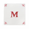 Alphabet M Delft Tile