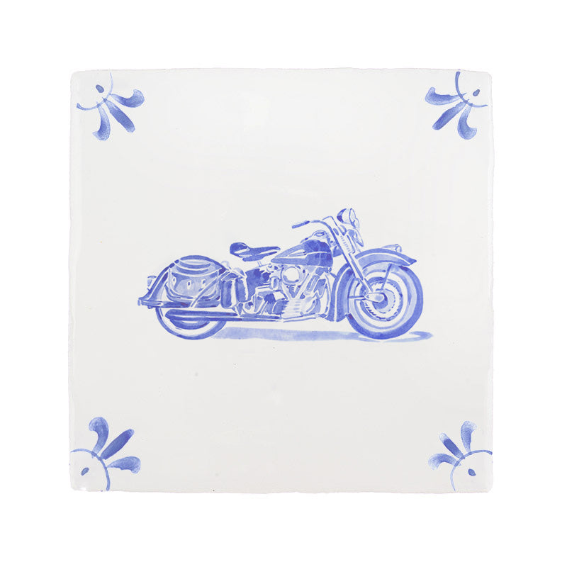 Harley Davidson Delft Tile