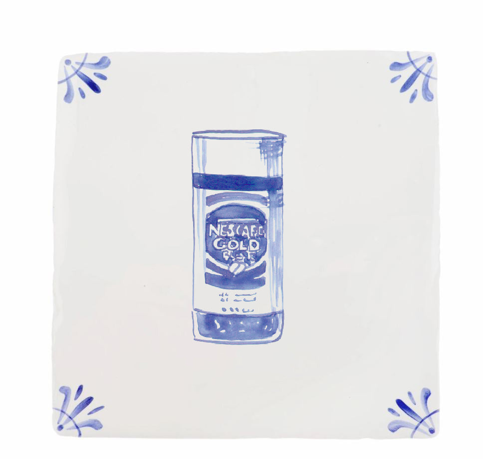 Nescafe Gold Blend Delft Tile