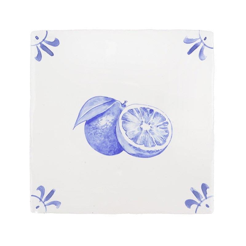 Oranges Delft Tile | Petra Palumbo