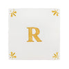 Alphabet R Delft Tile