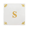 Alphabet S Delft Tile