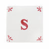 Alphabet S Delft Tile