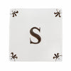 Alphabet S Delft Tile