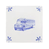 School Bus Delft Tile