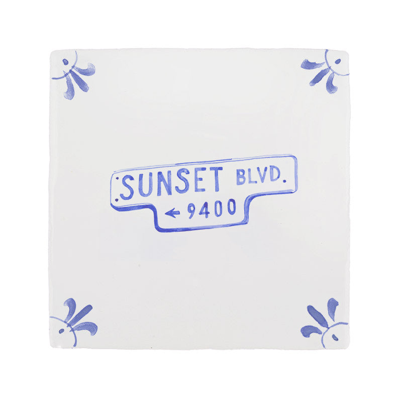 Sunset Blvd Delft Tile