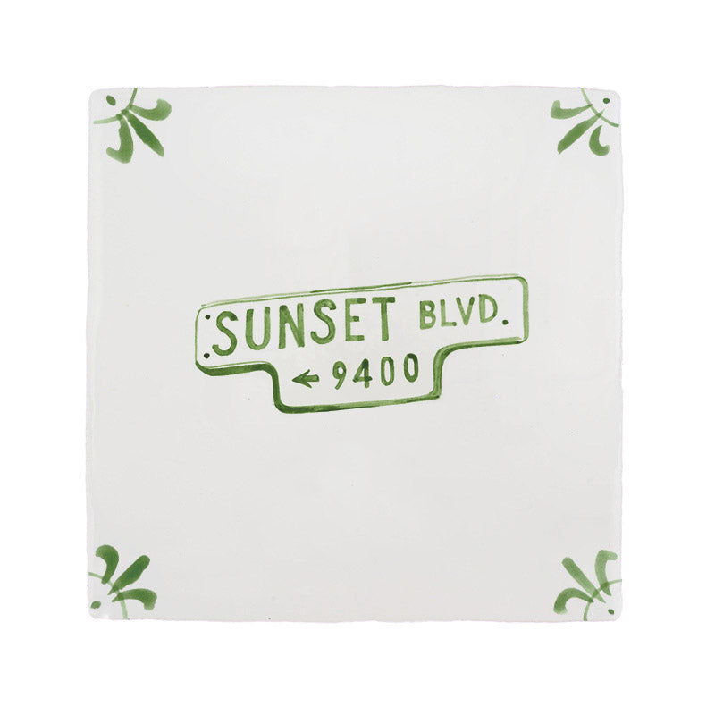 Sunset Blvd Delft Tile