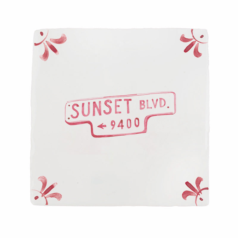 Sunset Blvd Delft Tile
