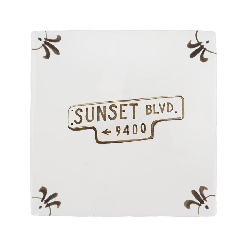 Sunset Blvd Delft Tile