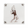 Tennis Player Delft Tile