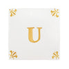 Alphabet U Delft Tile