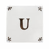 Alphabet U Delft Tile