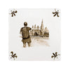 Hitch Hikers Delft Tile
