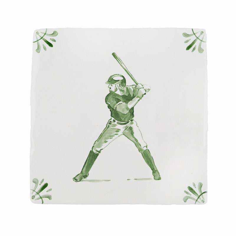 Baseball Delft Tile