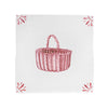 Wicker Basket Delft Tile