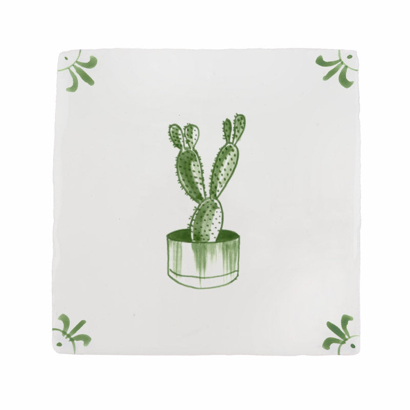 Cactus Delft Tile