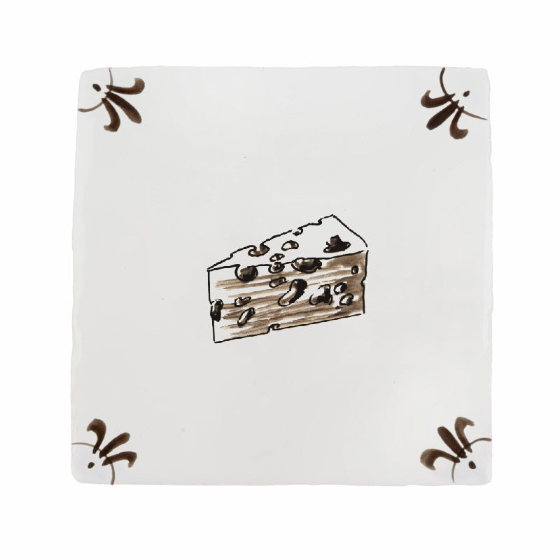 Cheese Delft Tile