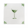 Extra Dirty Martini Delft Tile