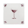 Extra Dirty Martini Delft Tile