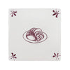 Croissant Delft Tile