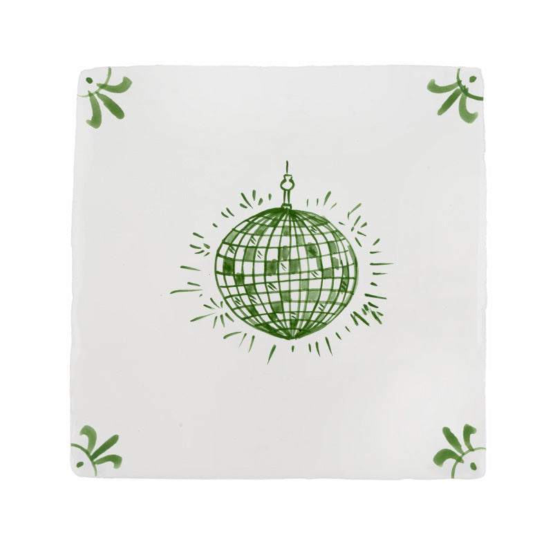 Disco Ball Delft Tile